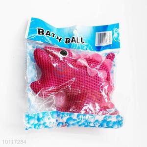 New Arrival Rose Red Color Cartoon Bath Ball