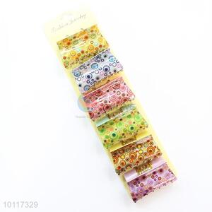 Cute Square Shape Hair Clips with Shimmering Powder