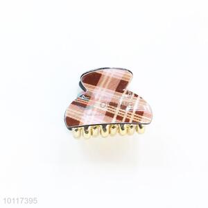 Check Pattern Small Size Hair Claws Hair Clips for Women