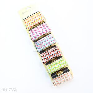 Square Shape Colorful Dots Pattern Hair Clips Hair Accessory
