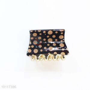 Black Dots Pattern Small Size Hair Claws Hair Clips