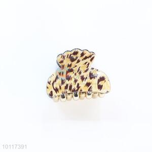 Yellow Leopard Pattern Small Size Hair Claws Hair Clips