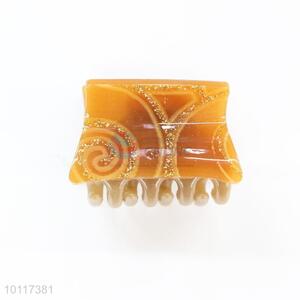 Yellow Color Cute Small Size Hair Claws Hair Accessory