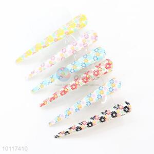 Flower Pattern Acrylic Hair Clips Hairdressing Cutting Salon Styling Tools