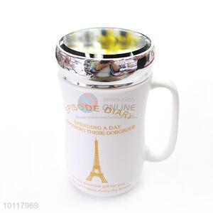 Creative Design Ceramic Coffee/Tea Mug Cup With Lid