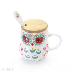 Cute Printing Cartoon Animal Shape Ceramic Cup Mug