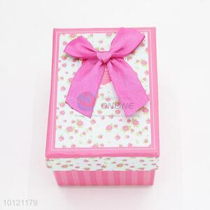 Pretty Cute Flowers Printed Gift Box in Rectangle Shape