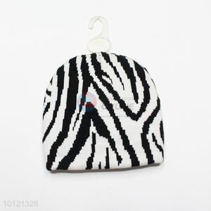 Fashion Zebra-stripe Pattern Winter Knitted Hats