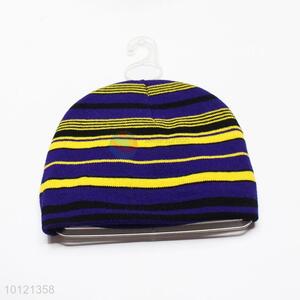 New Design Stripes Pattern Beanie Hats Knitting Hats