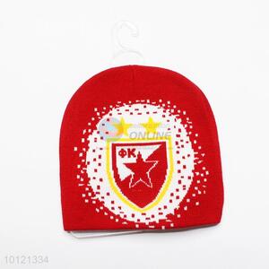 Red Football Club Symbol Knitting Hats Beanie Hats