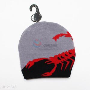 Gray Scorpion Knitted Hats/Winter Knitted Hats