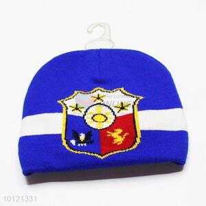 Blue Football Club Symbol Knitting Hats Beanie Hats