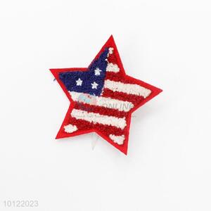 Boutique star national flag embroidery patch