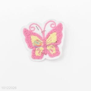 Cute design towel embroidery butterfly patch