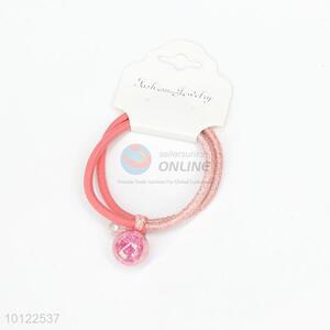 Pink elastic hair band/hair ring/hair rope