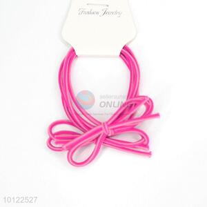 Pink hair ring/elastic hair accessory