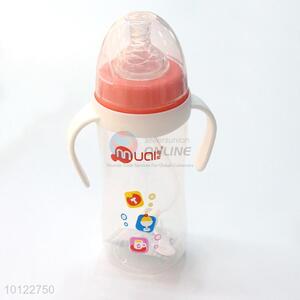 China custom feeding bottle/baby bottles with handle