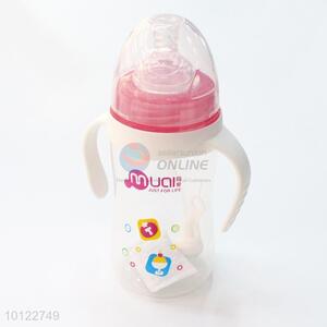 Factory direct feeding bottle/baby bottles with handle
