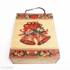 Hot sale <em>Christmas</em> Jingle Bell pattern paper <em>gift</em> bag
