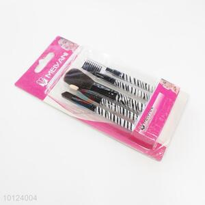 5 Pcs/Set Fashion Zebra-stripe Pattern <em>Makeup</em> <em>Brushes</em> Tools Kit Cosmetic <em>Makeup</em> Brush Set Manicure