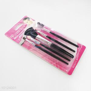 5 Pcs/Set Professional Black Handle <em>Makeup</em> <em>Brushes</em> Tools Kit Cosmetic <em>Makeup</em> Brush Set Manicure Set