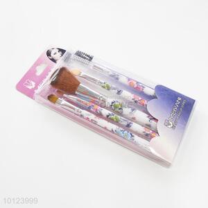 5 Pcs/Set Professional Flower Pattern <em>Makeup</em> <em>Brushes</em> Tools Kit Cosmetic <em>Makeup</em> Brush Set Manicure
