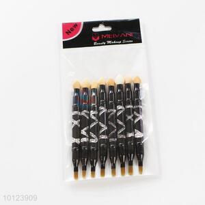 High Quality 8 pcs/lot Eyeshadow Brush Plastic Handle