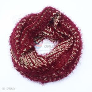 Wholesale Women Fashion Red Gold Scarf Winter Scarf