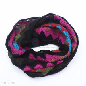 New Design Geometry Pattern Women Winter Scarf