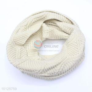 High Quality Beige Knitted Scarf