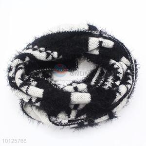 Classic Warm Saft Winter Scarf Black&White