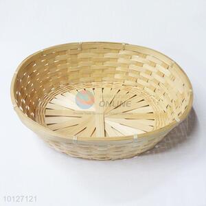 Home decorative round bamboo storage basket