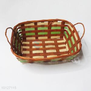 Bamboo woven picnic storage gift basket