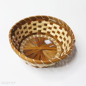 Bread bamboo basket for kitchen storage