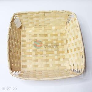 Kitchen storage bamboo basket