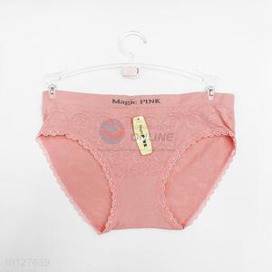 Women sexy lace panties embroidered flower pattern lingerie  modal briefs