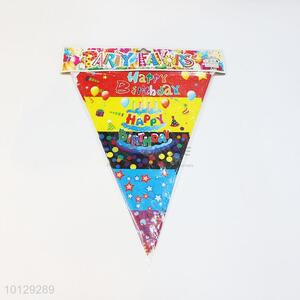 Paper party decorative pennant hanging flags