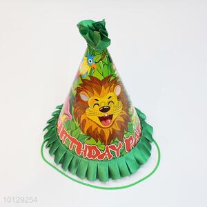 Lion Pattern Cartoon Child Birthday Hat