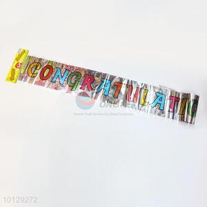 Foil Paper Bunting Party Banner