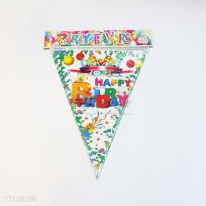 Birthday party decoration flag hanging pennant