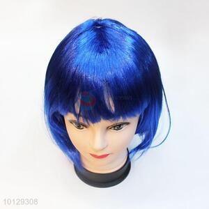 Fashion <em>Party</em> Wigs Blue Short Hair <em>Wig</em>