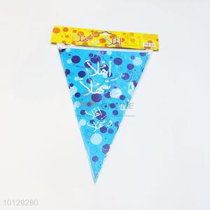 Promotional party custom printing triangle pennant