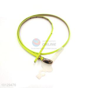Candy Color Thin Female PU Leather Belt