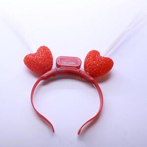 Red Heart Lovely Hairband Plastic Headband