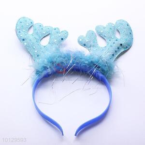 Cheap Blue Antlers Lovely Hairband Plastic Headband