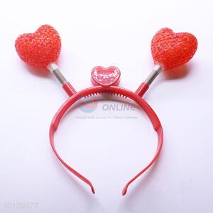 Heart Shape Flashing Light Hairband Lovely Headband Kids Adult