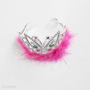 New design rhinestone butterfly party tiara
