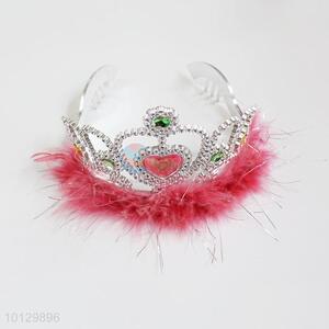 Fashion party kids plastic tiara/princess crown