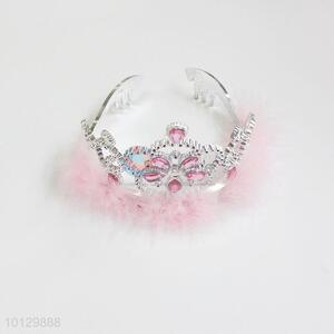 Wholesale Personalized Flower Girl Party Pink Crystal Tiara