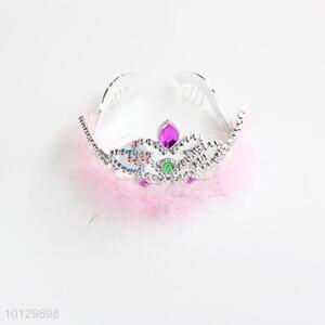 Hot sale party hair tiara plastic crown